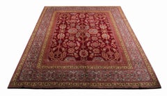 Handmade Carpet Rare Antique Rugs, English Axminster Art Deco Rug