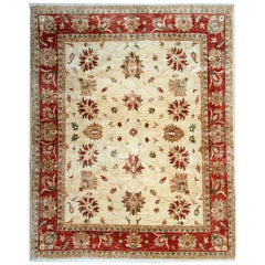 Handmade Carpet Rug Floral Area Rug Ziegler Style Rug