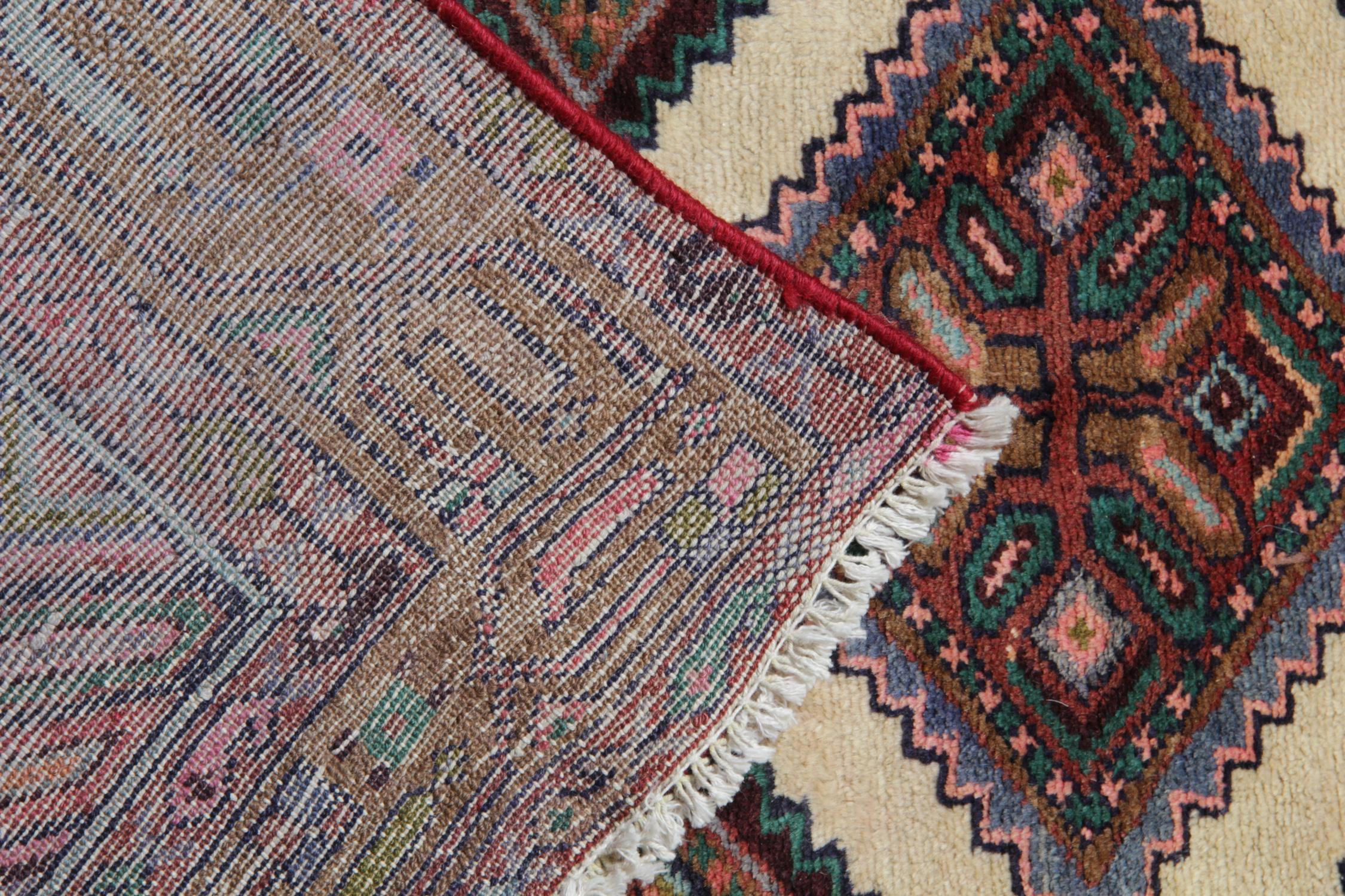 Handmade Carpet Runner Oriental Wool Stair Runner Rug, Vintage Rugs In Excellent Condition For Sale In Hampshire, GB