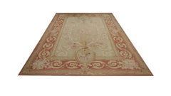 Handmade Carpet Aubusson Style Rug, Extra Large Traditional Wool Tapestry Rug