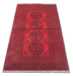 Handmade Carpet Ziegler Style Wine Red Sultanabad Rug, Mahal
