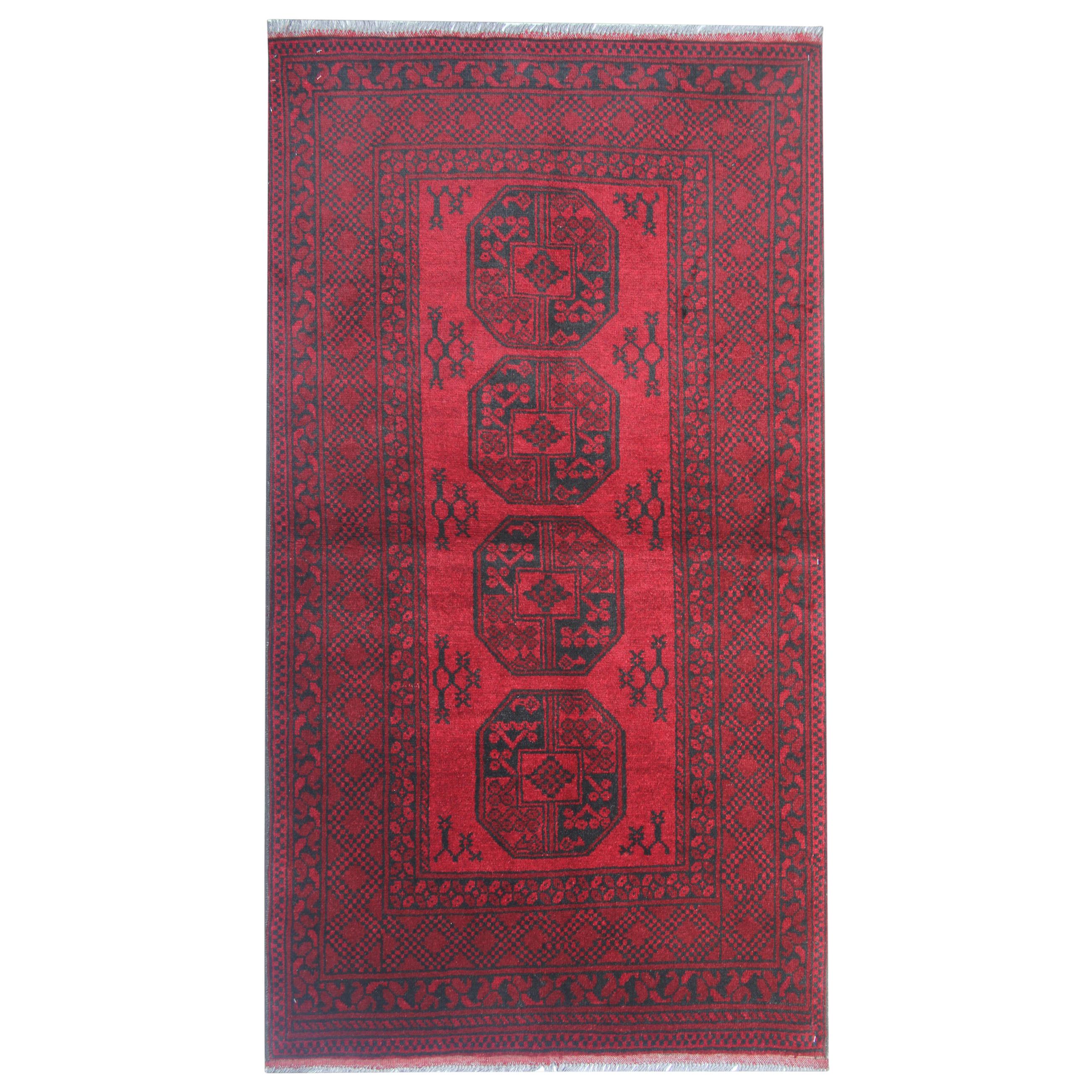 Alfombra hecha a mano estilo Ziegler Rojo Vino Sultanabad Rugs, Mahal