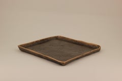 Handmade Cast Bronze Tray Inspired by Wabi-Sabi