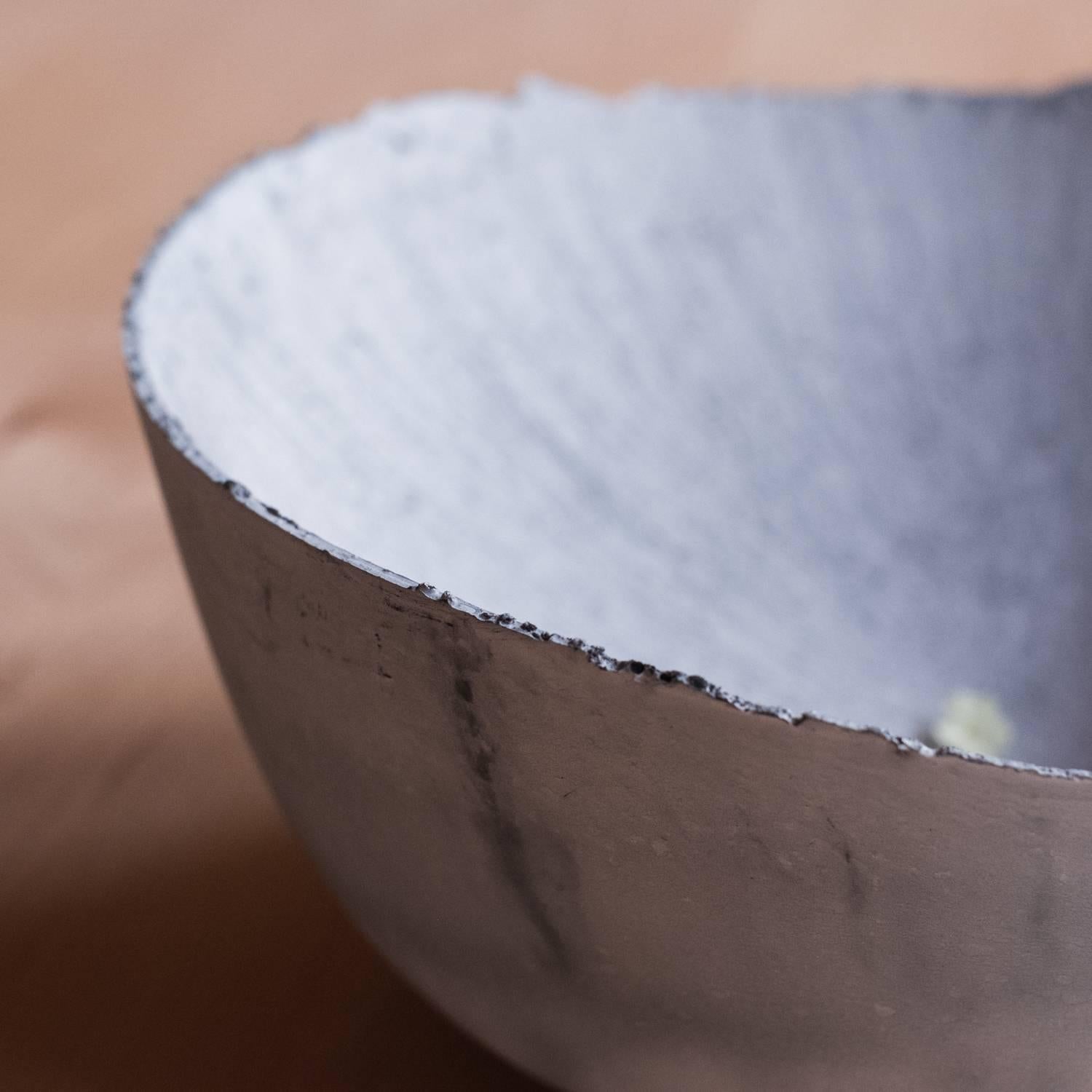Handmade Cast Concrete Bowl in Grey by UMÉ Studio 5
