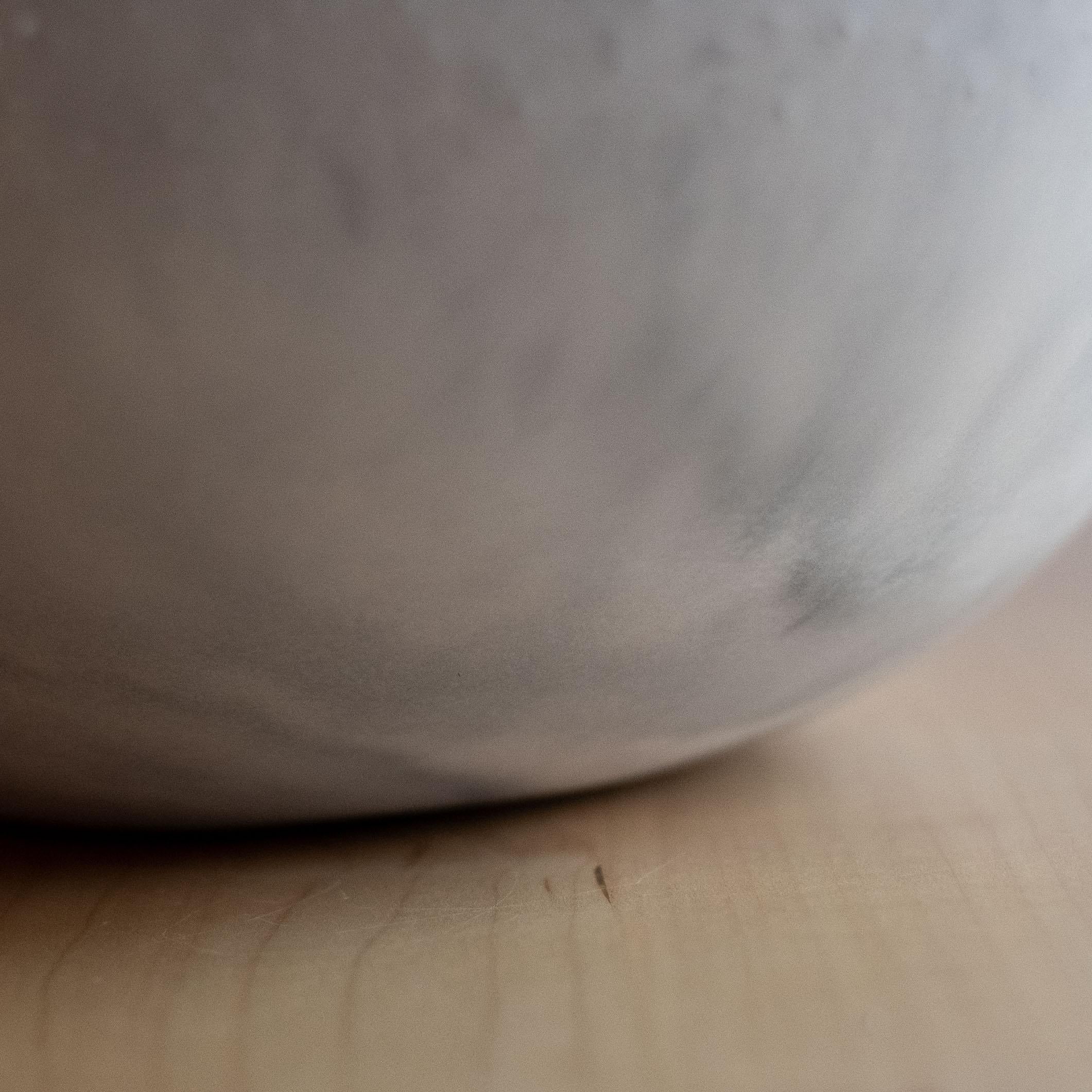 Handmade Cast Concrete Bowl in Grey by UME Studio For Sale 5