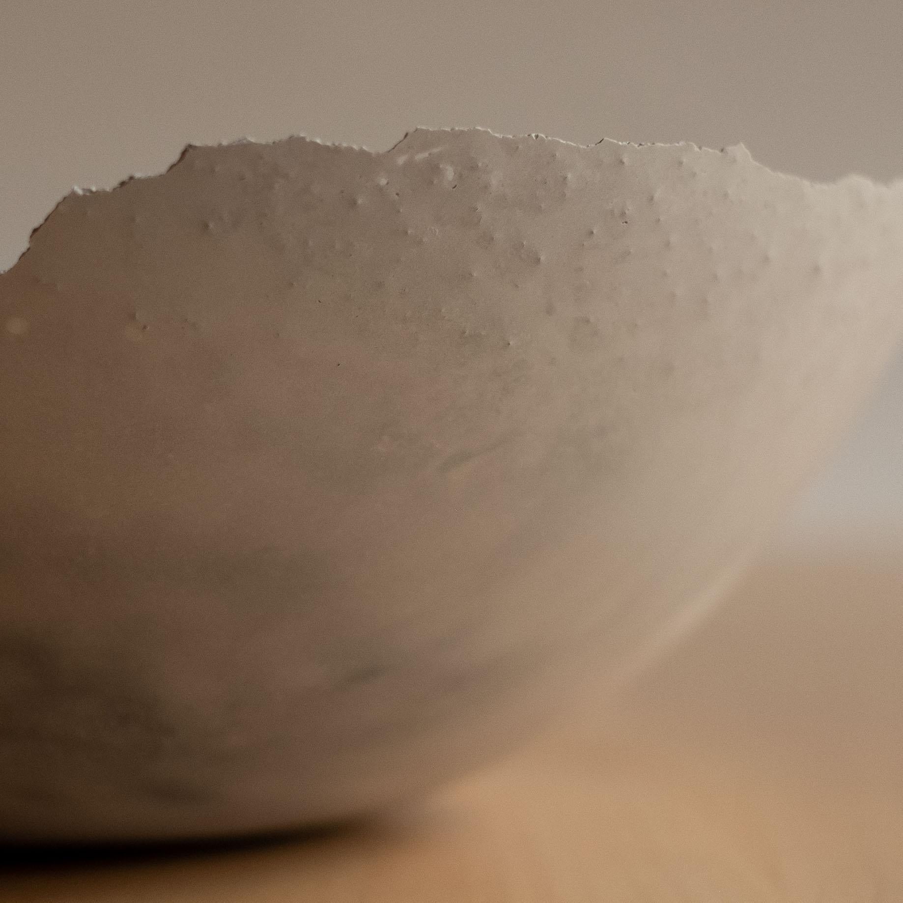 Handmade Cast Concrete Bowl in Grey by UME Studio For Sale 5