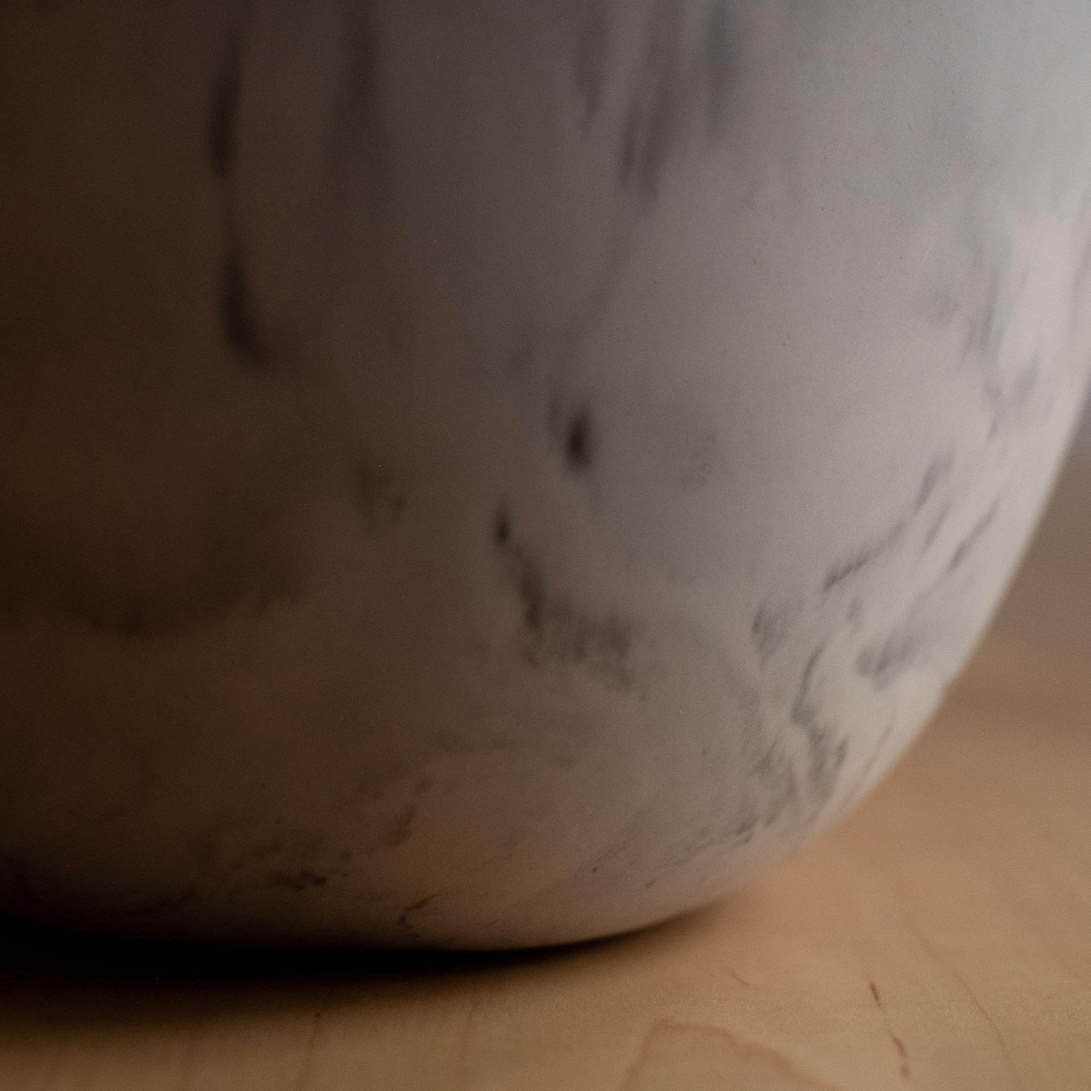 Handmade Cast Concrete Bowl in Grey by UME Studio For Sale 5