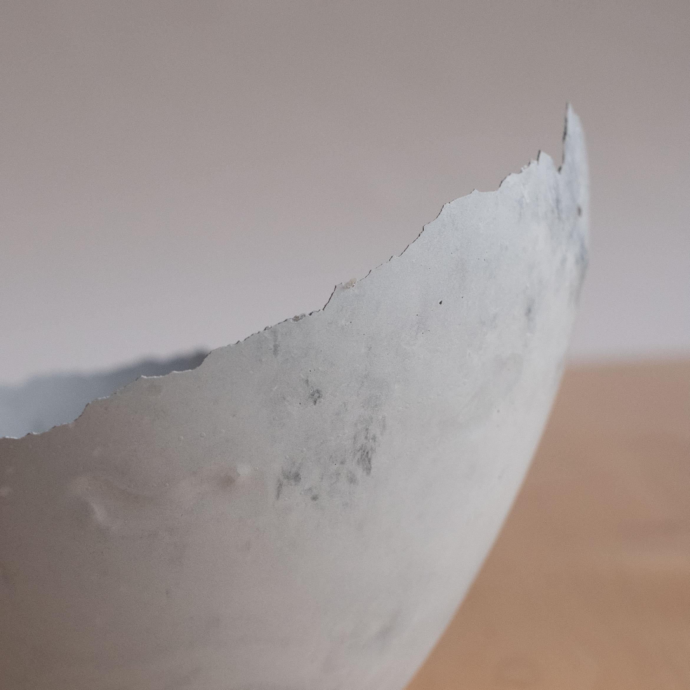 Handmade Cast Concrete Bowl in Grey by UME Studio For Sale 6