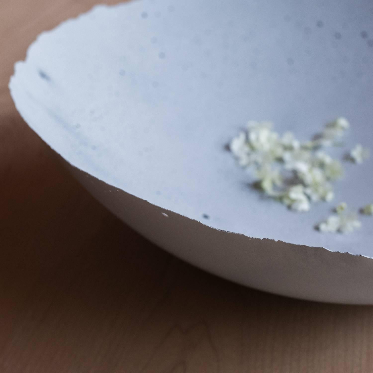 Handmade Cast Concrete Bowl in Grey by UMÉ Studio 7