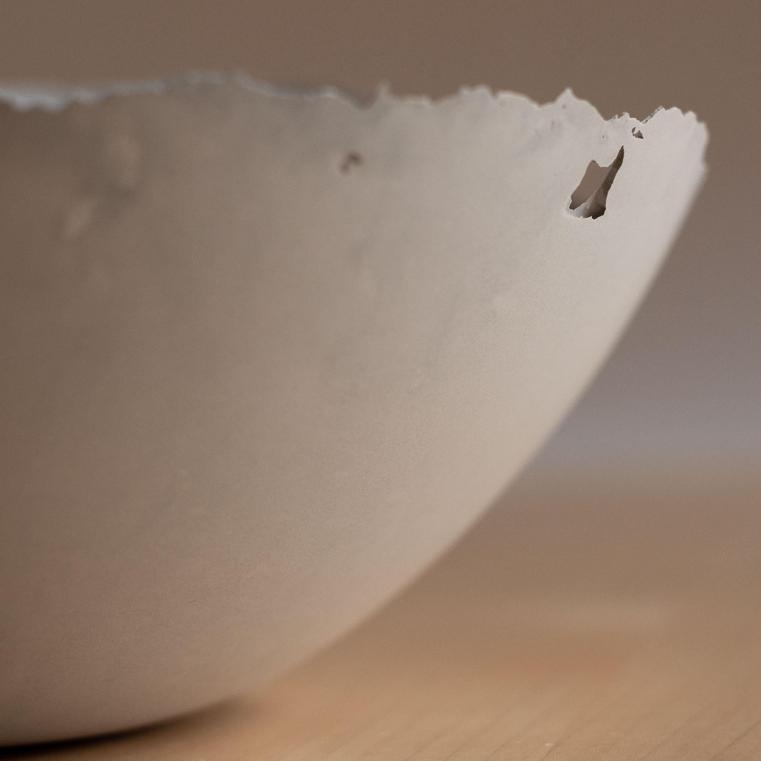 Handmade Cast Concrete Bowl in Grey by UME Studio For Sale 7