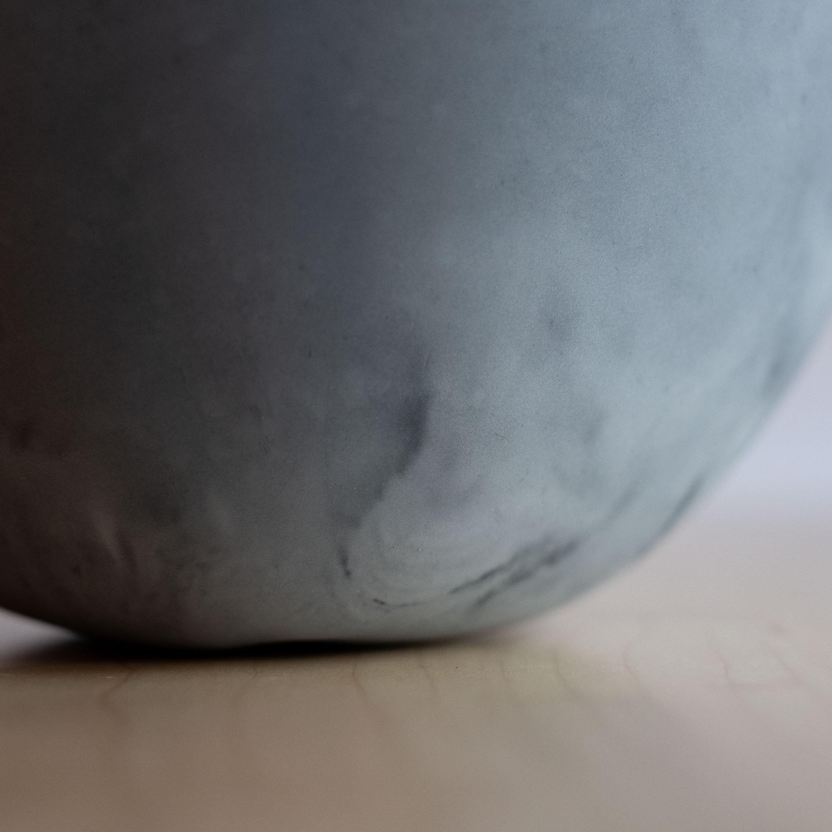 Handmade Cast Concrete Bowl in Grey by UME Studio For Sale 7