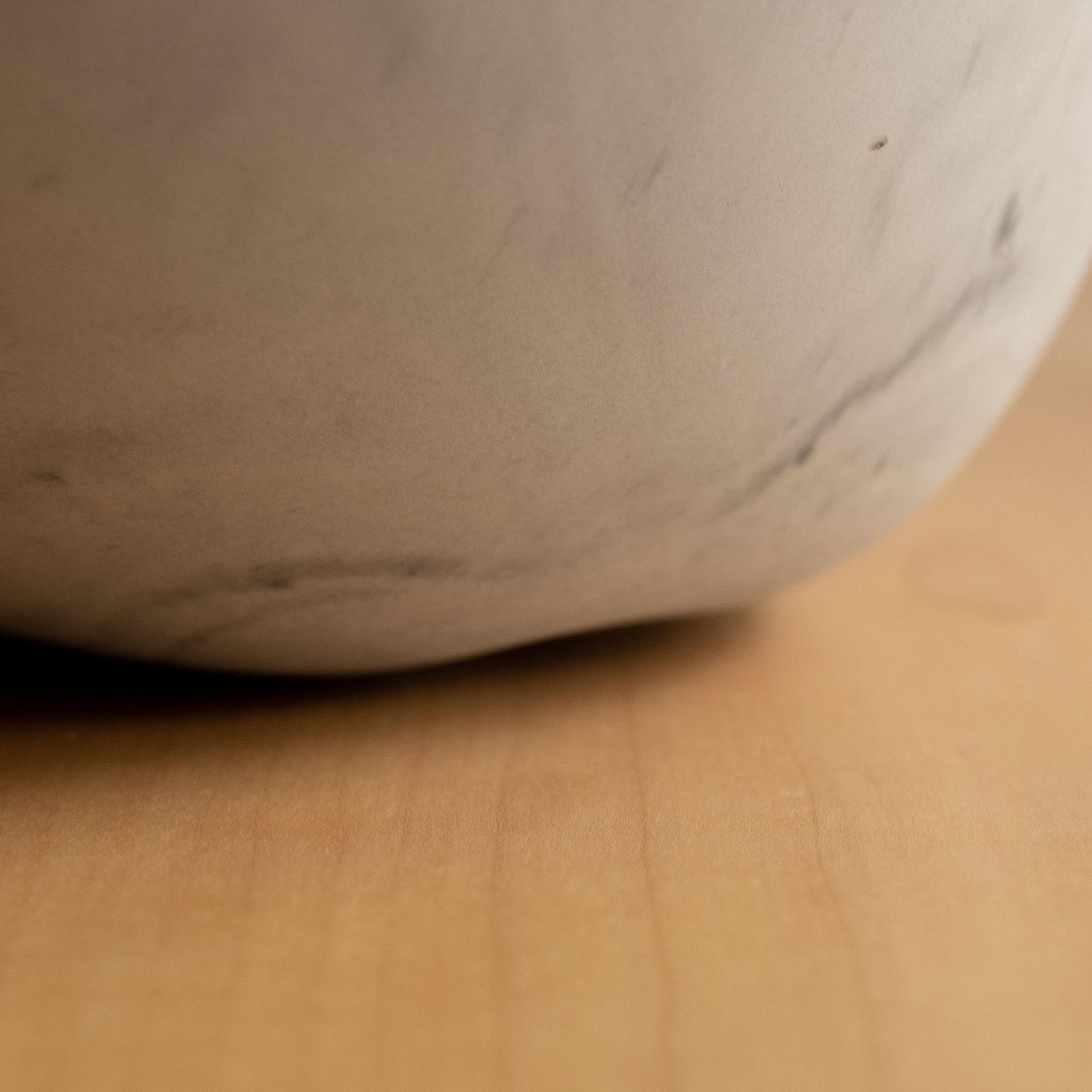 Handmade Cast Concrete Bowl in Grey by UME Studio For Sale 8