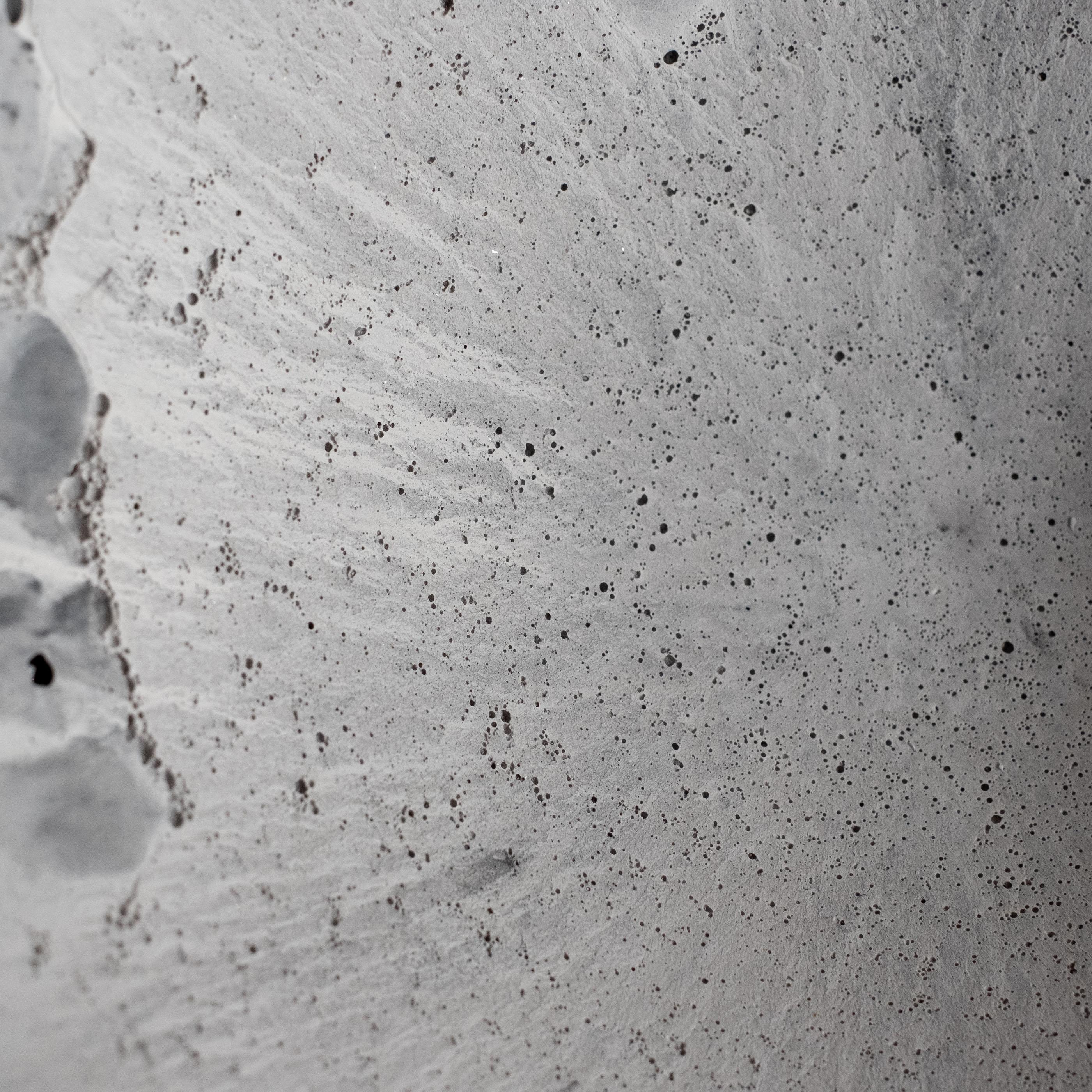 Handmade Cast Concrete Bowl in Grey by UME Studio For Sale 8