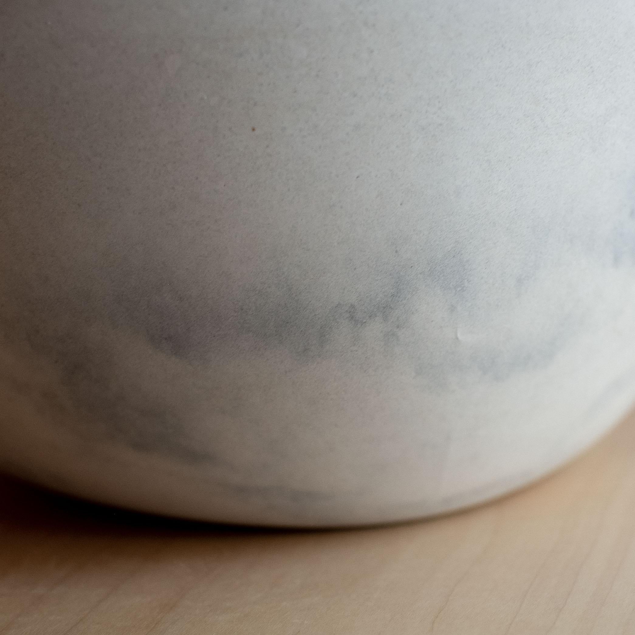 Handmade Cast Concrete Bowl in Grey by UME Studio For Sale 10