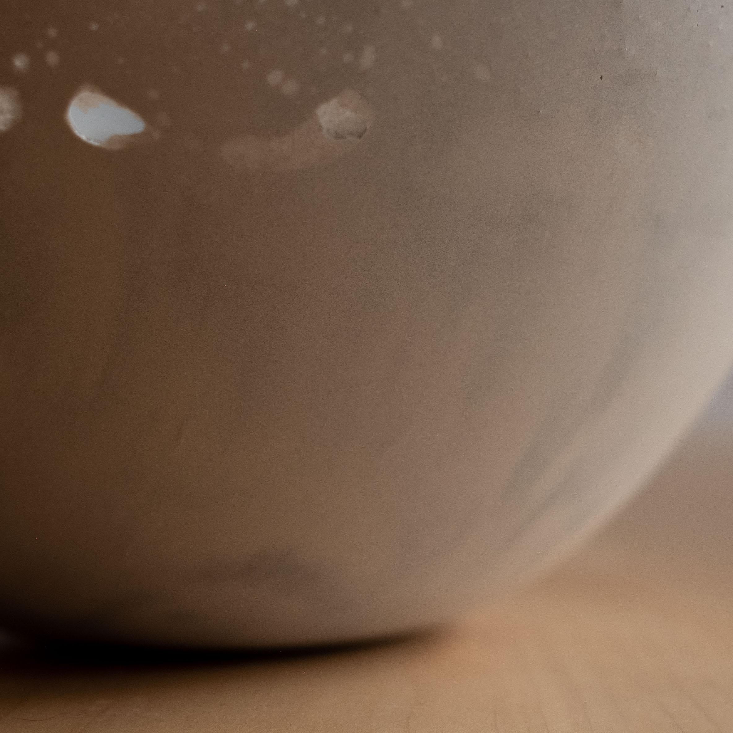 Handmade Cast Concrete Bowl in Grey by UMÉ Studio For Sale 11