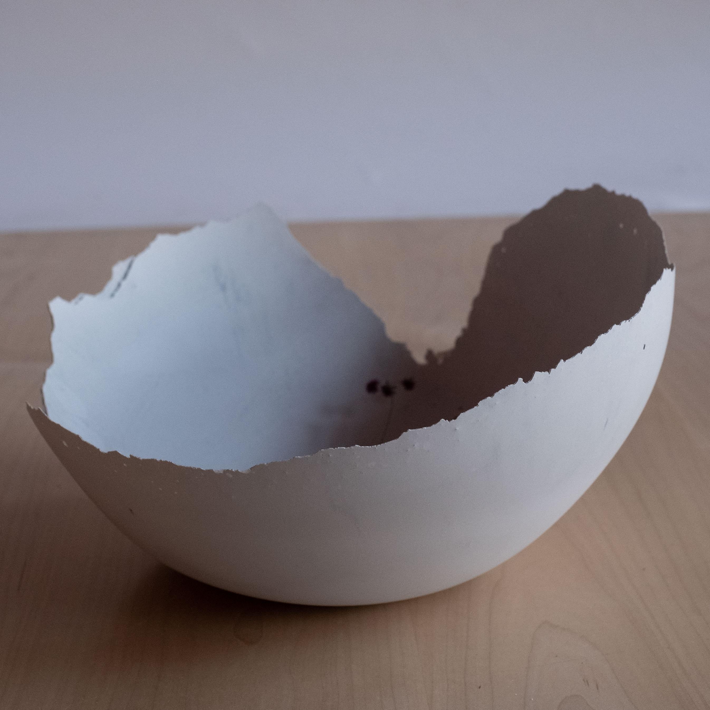 Handgefertigte Schale aus Gussbeton in Grau von UMÉ Studio im Angebot 10