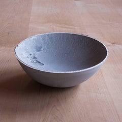 Handmade Cast Concrete Bowl in Grey by UMÉ Studio