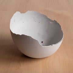 Cuenco de hormigón gris hecho a mano por UME Studio