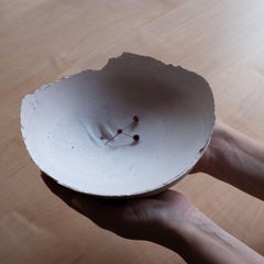 Handmade Cast Concrete Bowl in Grey by Umé Studio