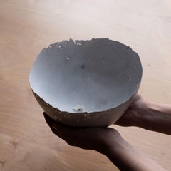 Handmade Cast Concrete Bowl in Grey by UME Studio