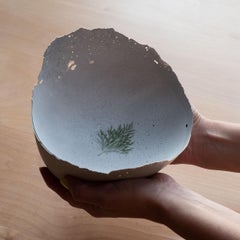 Handmade Cast Concrete Bowl in Grey by UME Studio