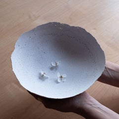 Handmade Cast Concrete Bowl in Grey by UME Studio