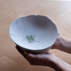 Handmade Cast Concrete Bowl in Grey by UME Studio