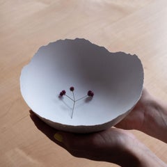 Cuenco de hormigón gris hecho a mano por UME Studio