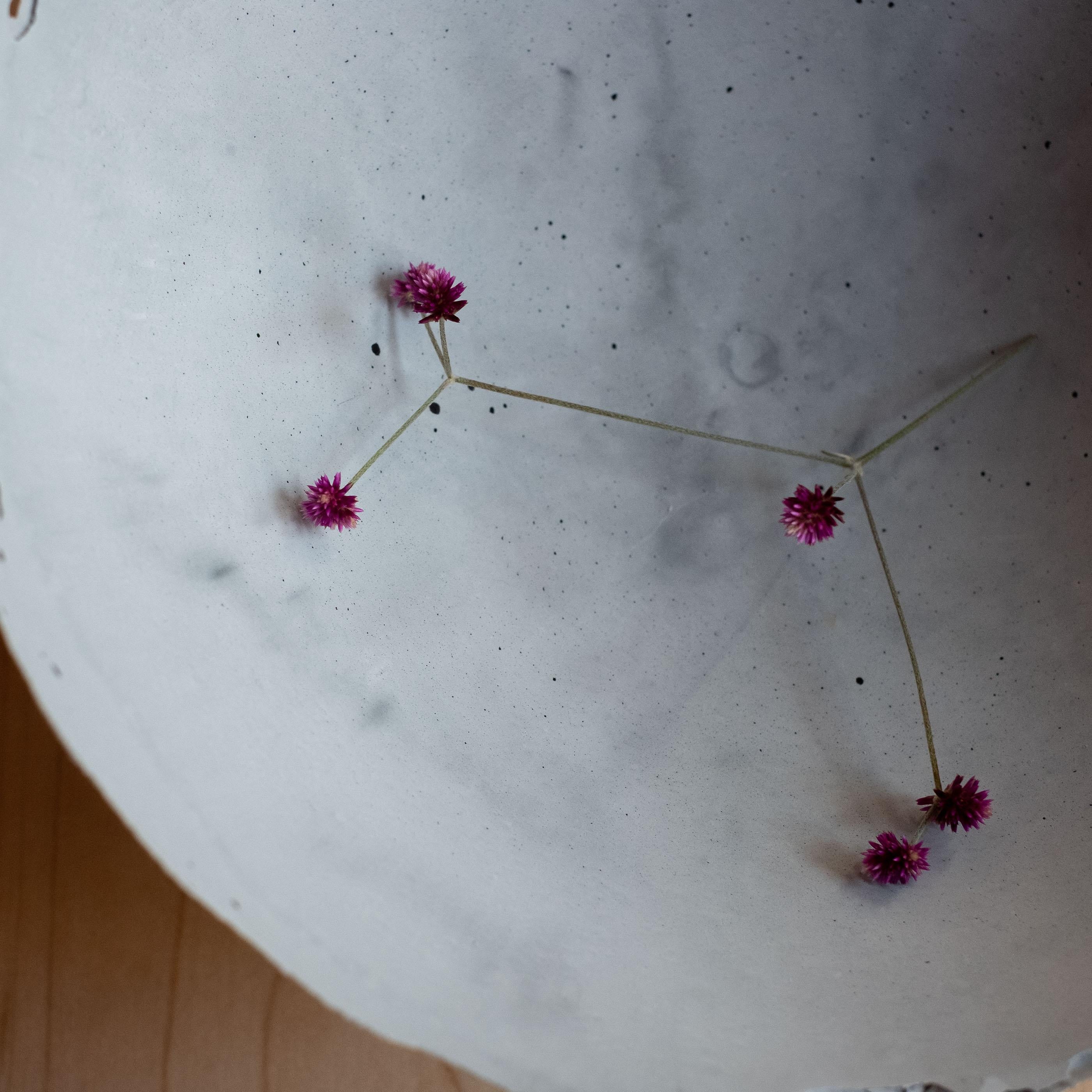 Handmade Cast Concrete Bowl in Grey by UME Studio In New Condition For Sale In Oakland, CA