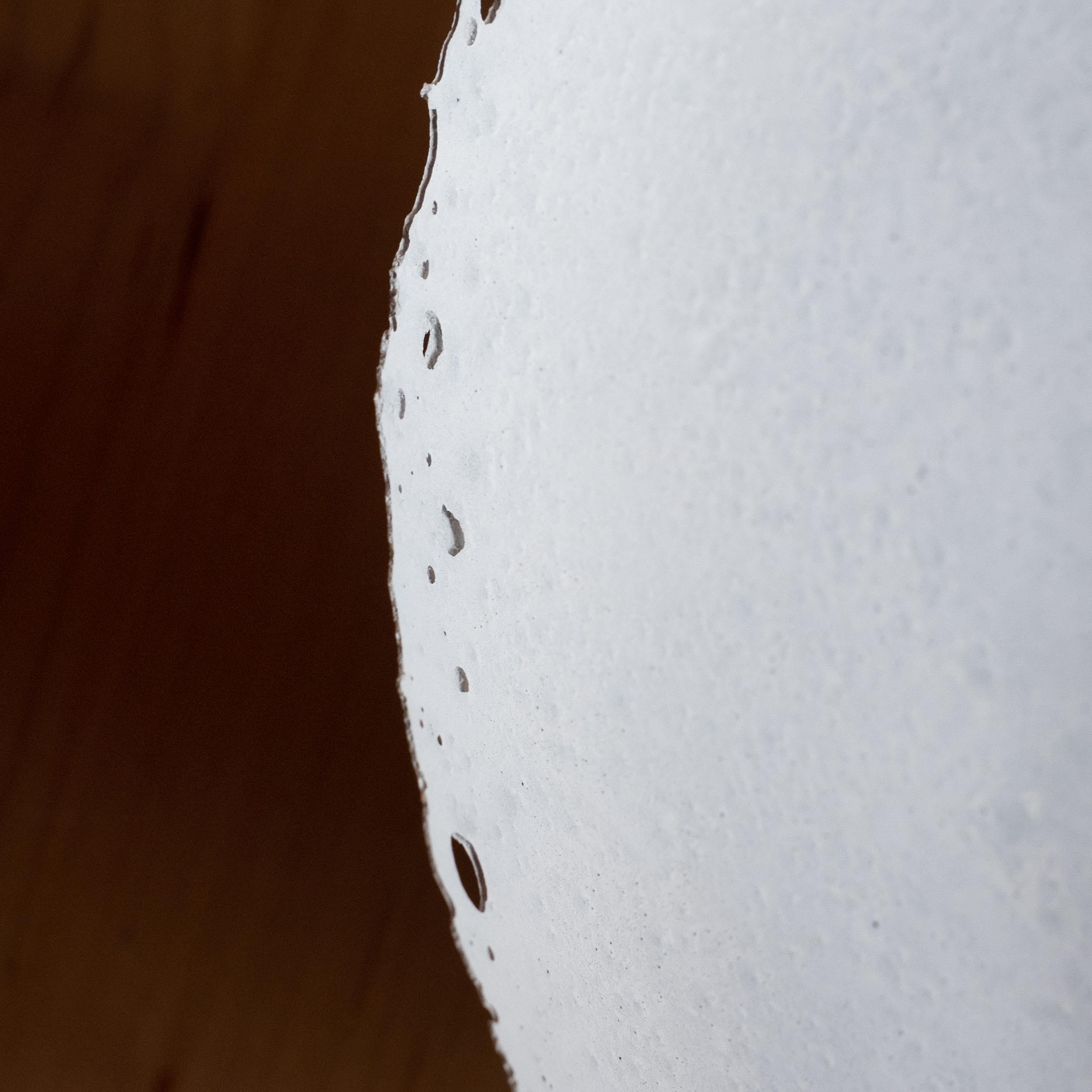 Handmade Cast Concrete Bowl in Grey by UME Studio In New Condition For Sale In Oakland, CA