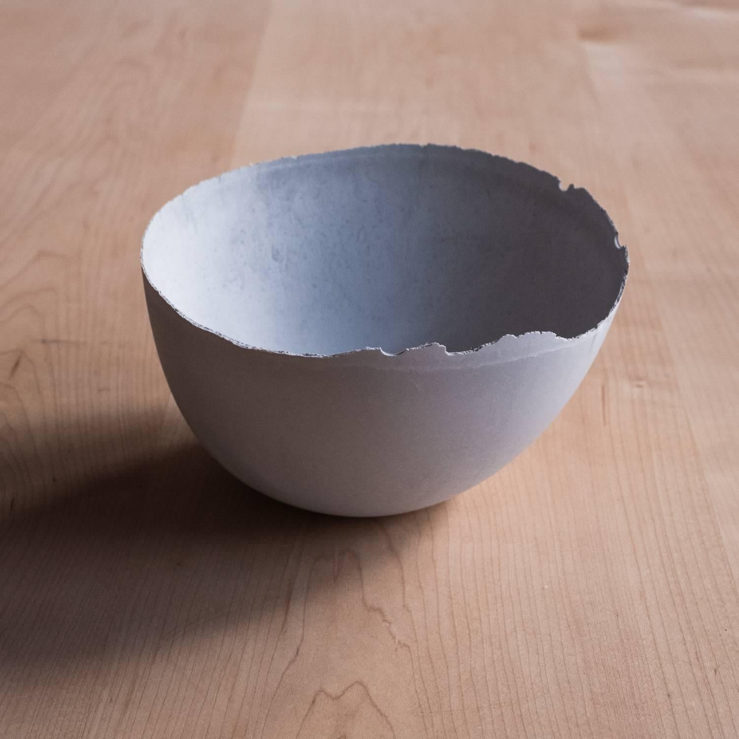 Handmade Cast Concrete Bowl in Grey by UMÉ Studio 1