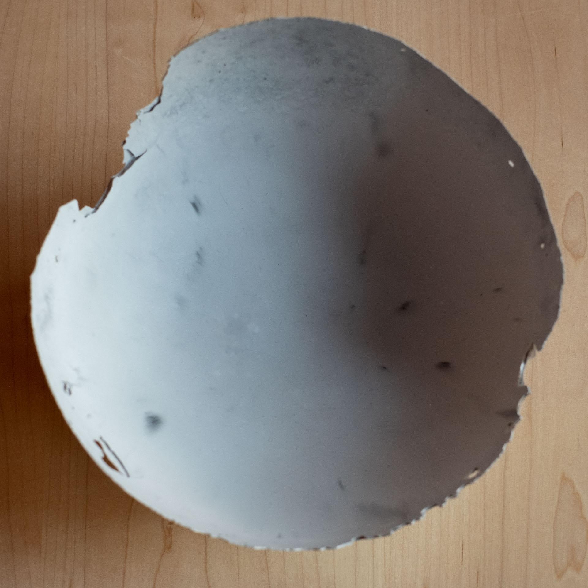 XXIe siècle et contemporain Bol gris en béton moulé à la main par UME Studio en vente