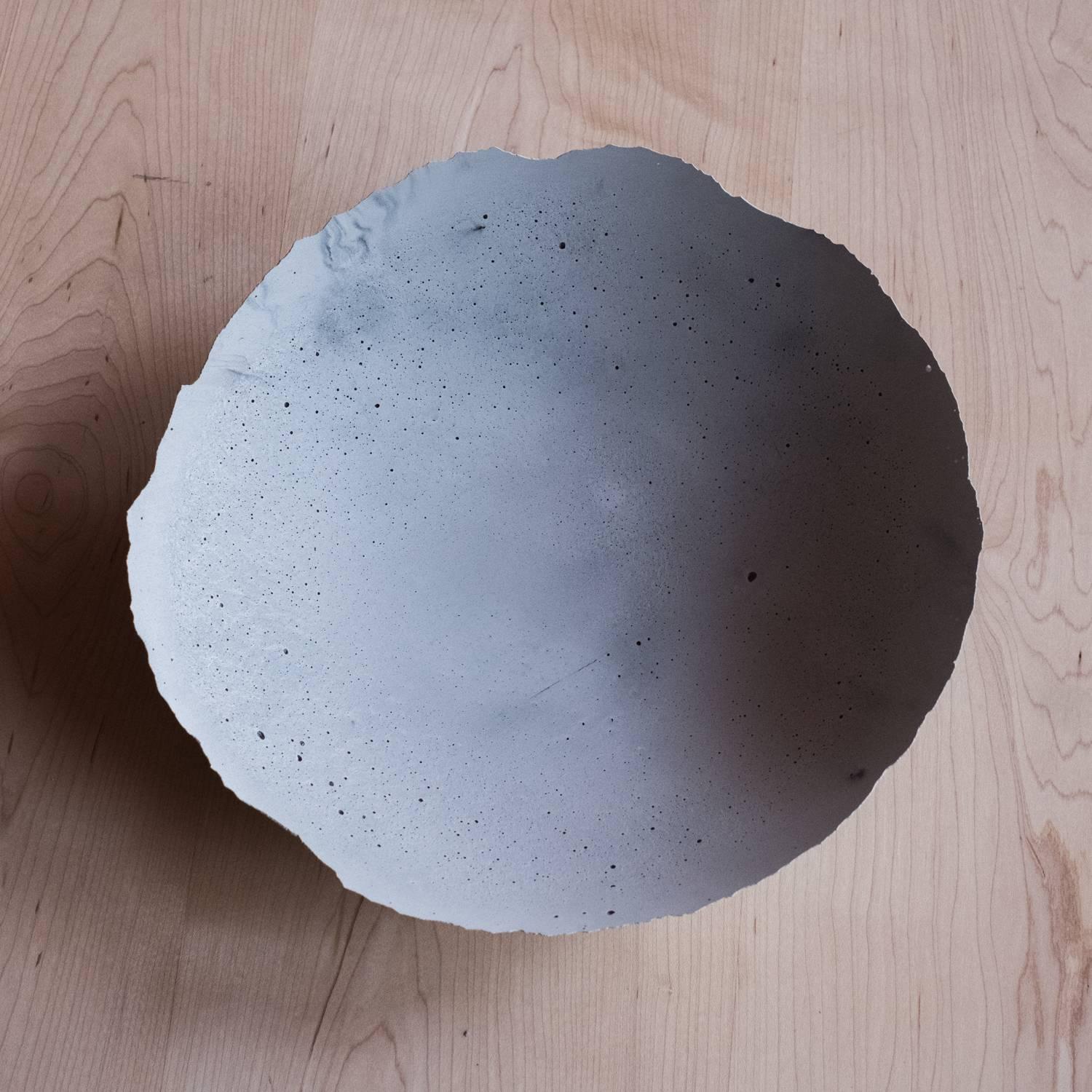 Handmade Cast Concrete Bowl in Grey by UMÉ Studio 2