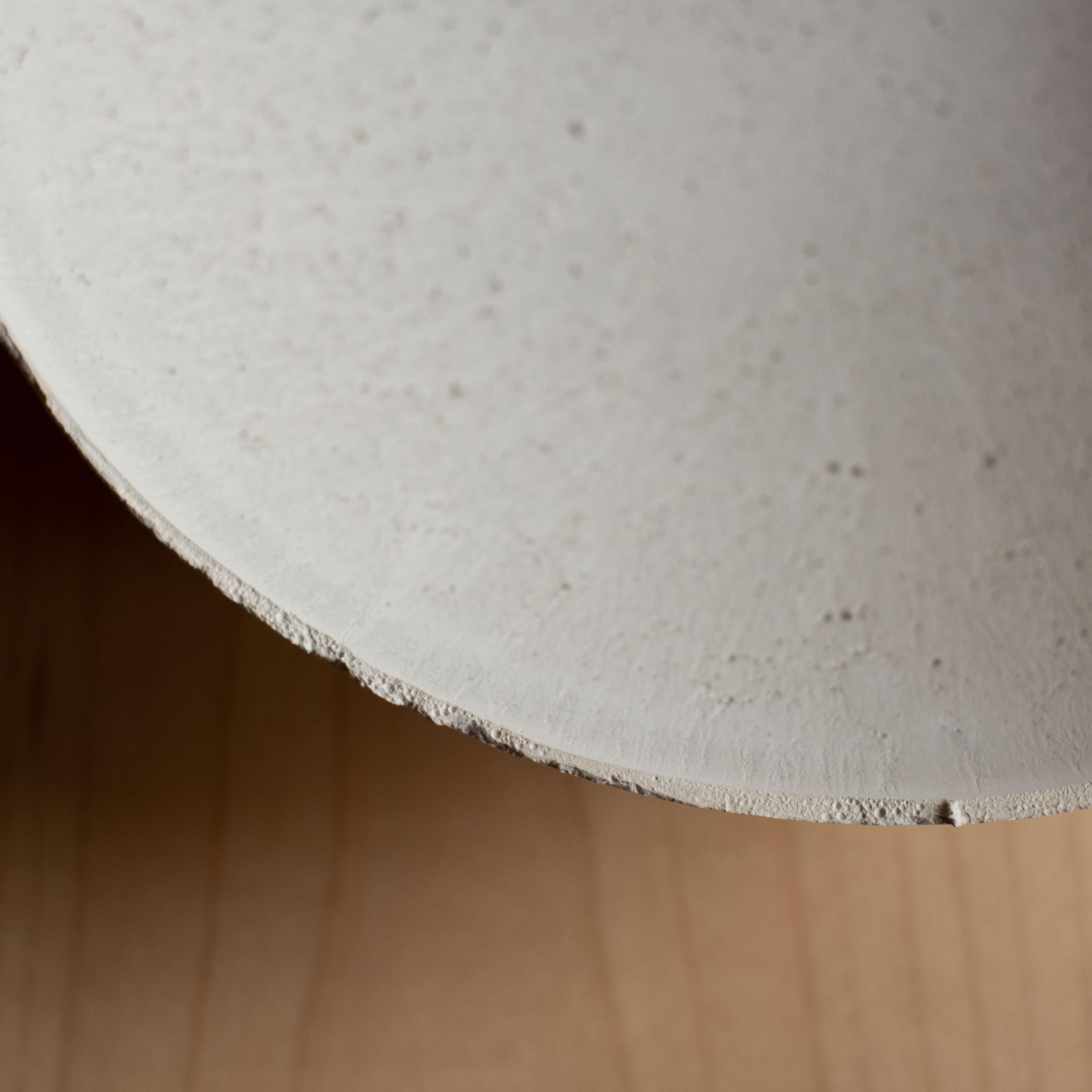 Handmade Cast Concrete Bowl in Grey by UME Studio For Sale 3