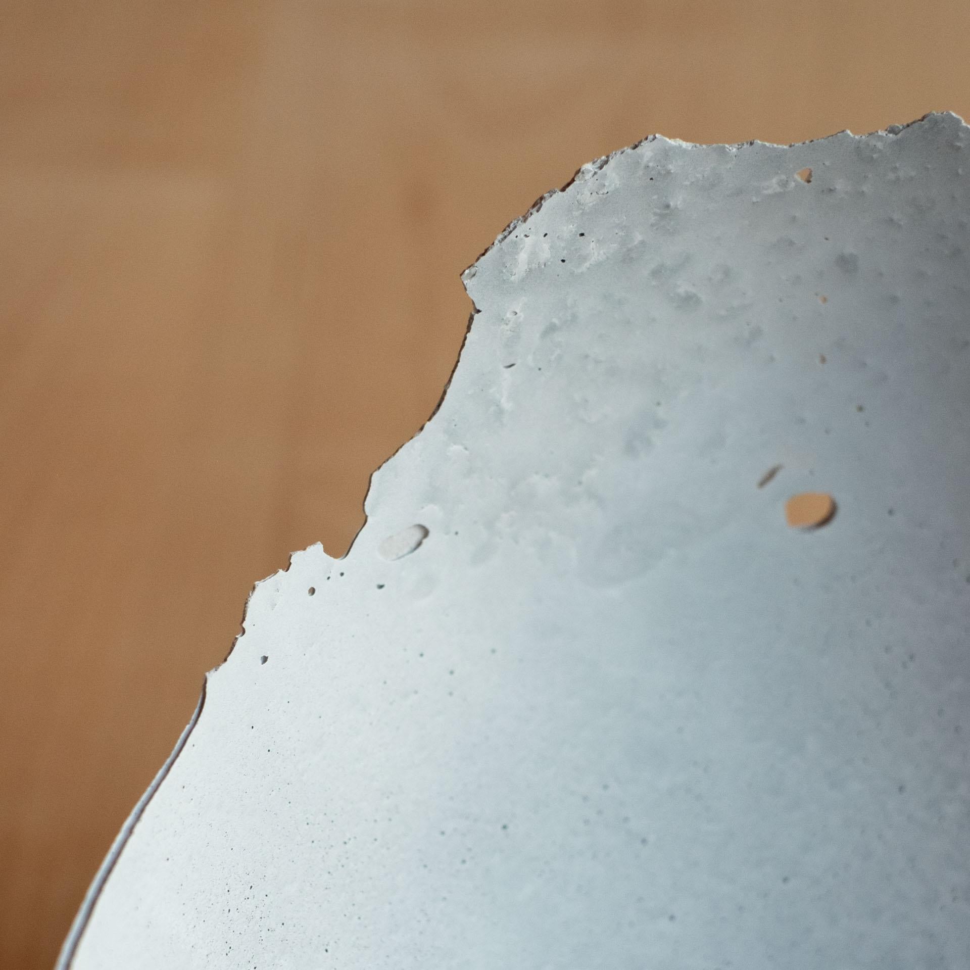 Handmade Cast Concrete Bowl in Grey by UME Studio For Sale 3
