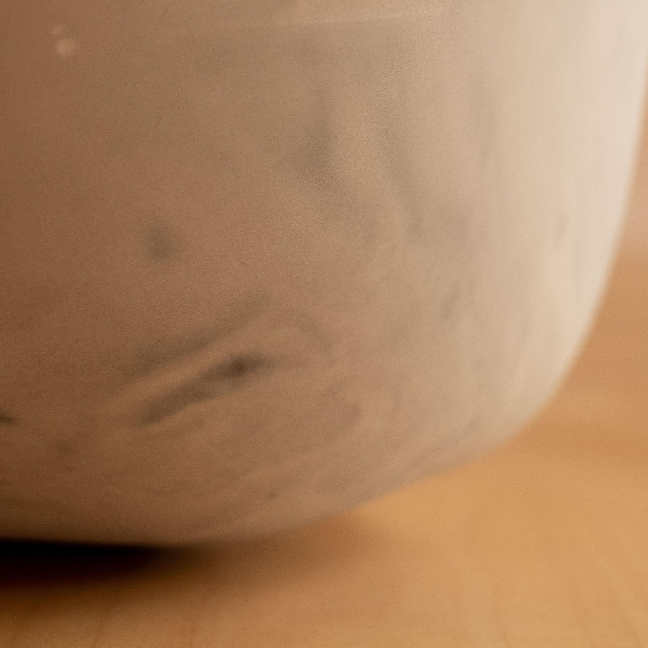 Handmade Cast Concrete Bowl in Grey by UME Studio For Sale 3