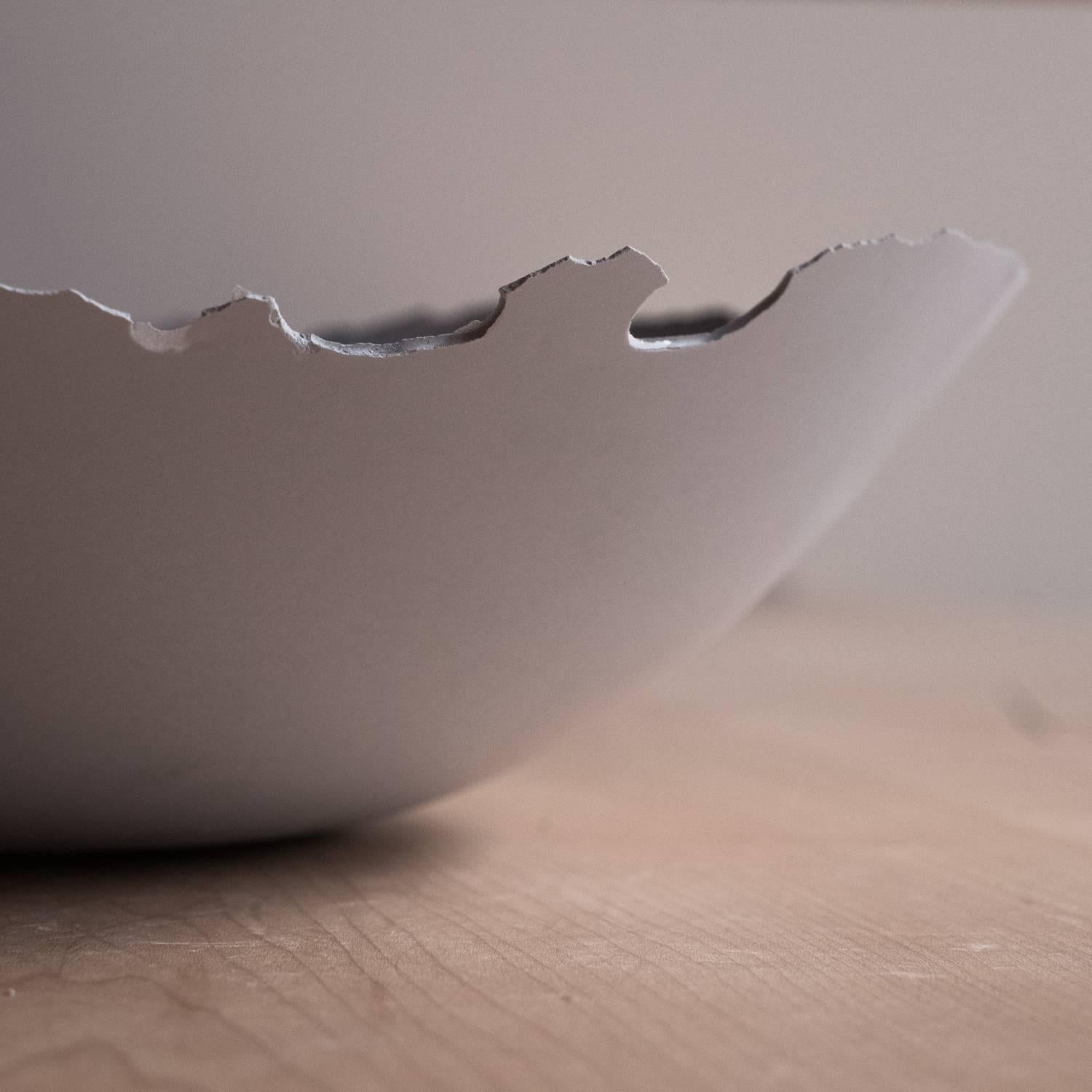 Handmade Cast Concrete Bowl in Grey by UMÉ Studio 4