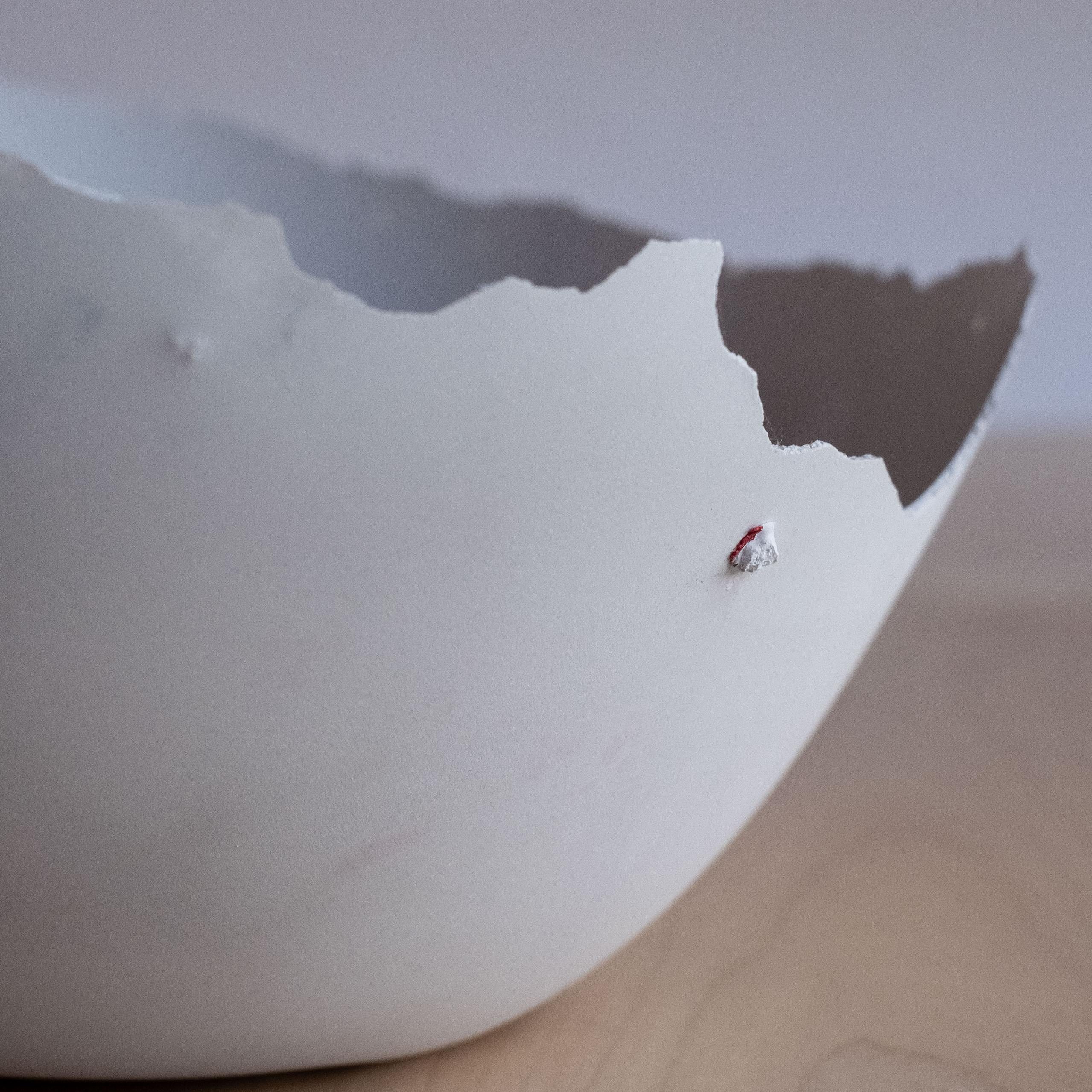 Handgefertigte Schale aus Gussbeton in Grau von UMÉ Studio im Angebot 2