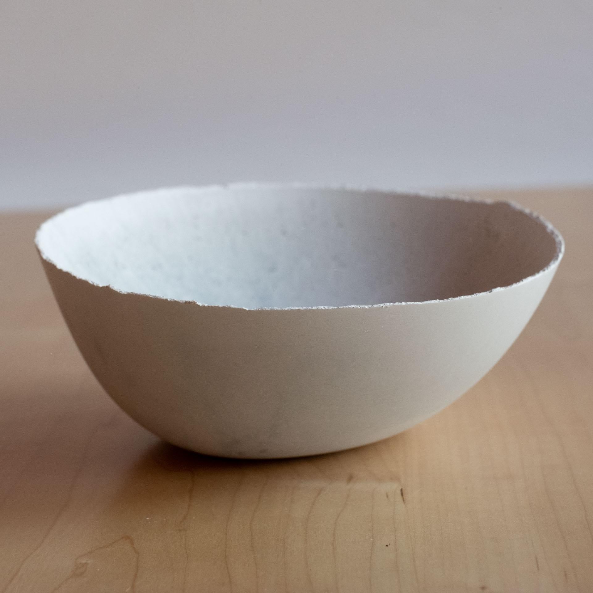 Handmade Cast Concrete Bowl in Grey by UME Studio For Sale 4