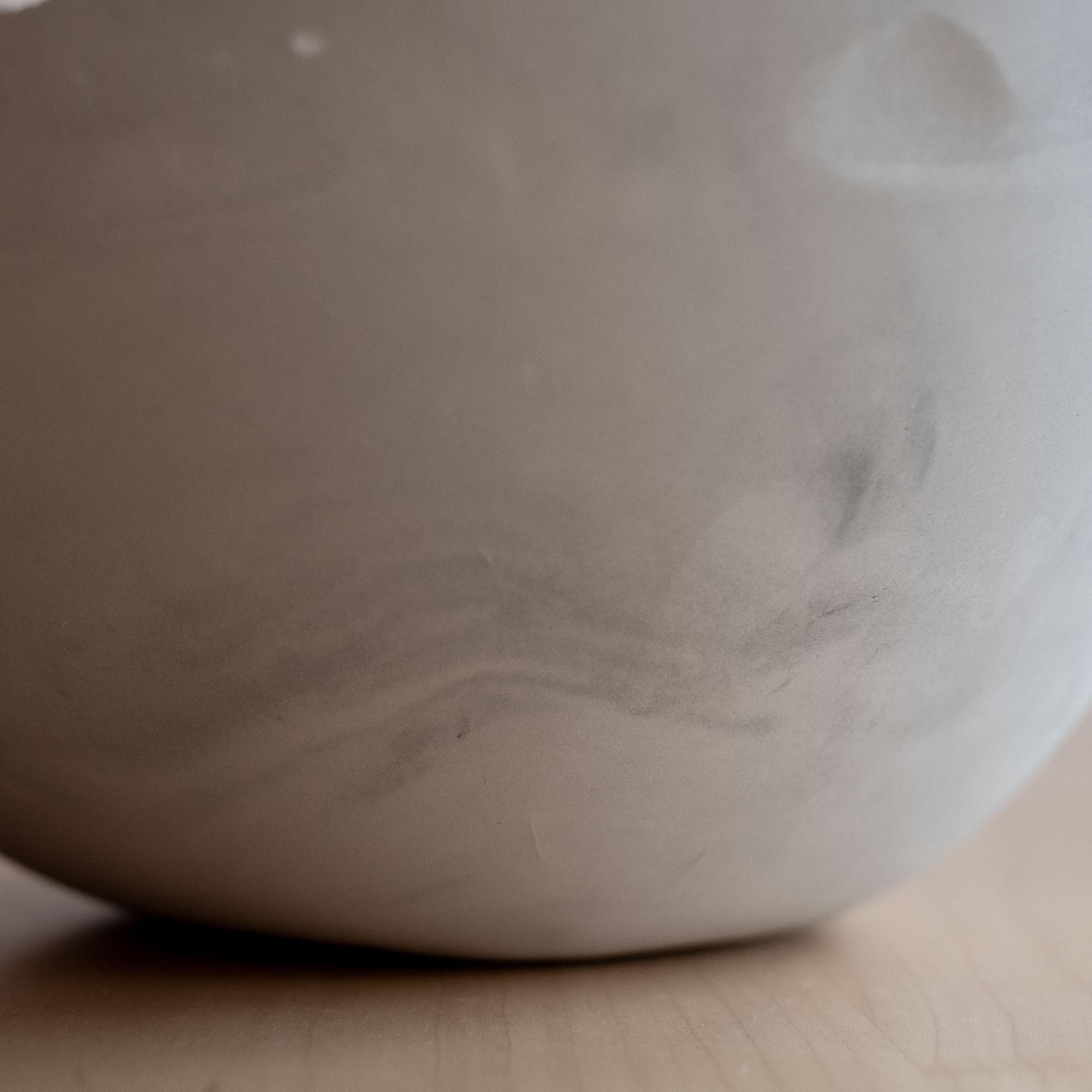 Handmade Cast Concrete Bowl in Grey by UME Studio For Sale 4