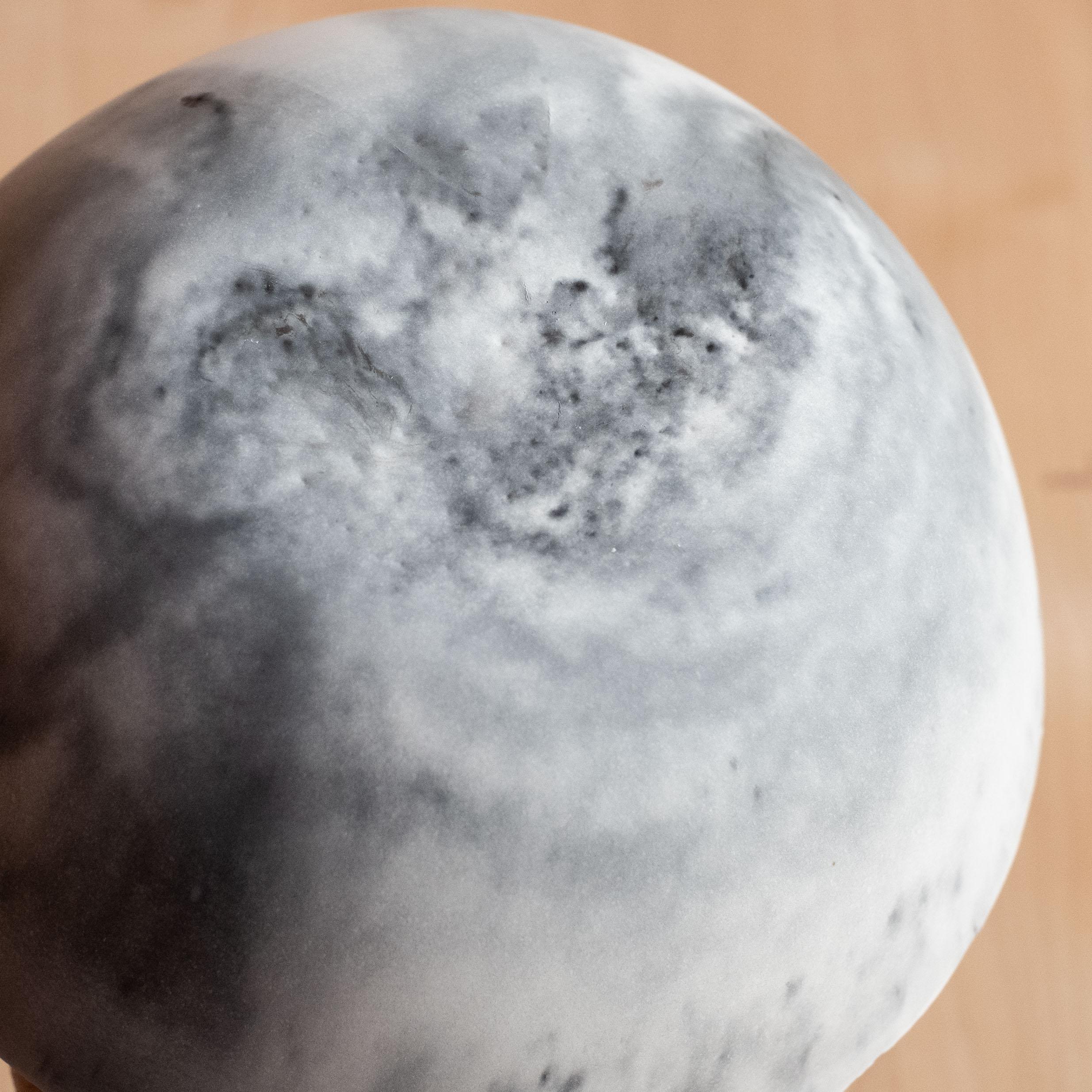 Handmade Cast Concrete Bowl in Grey by UME Studio For Sale 4