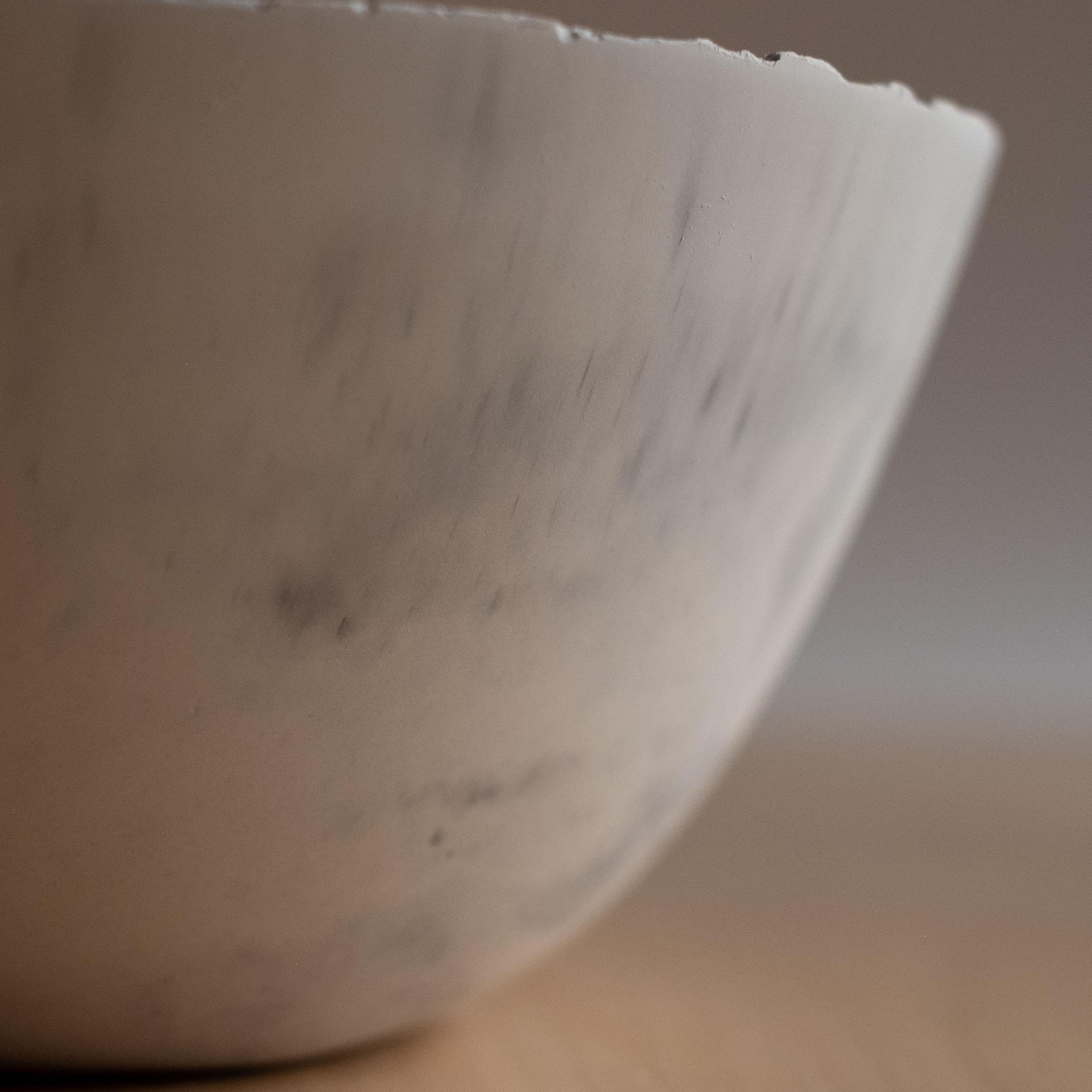 Handmade Cast Concrete Bowl in Grey by UME Studio For Sale 4