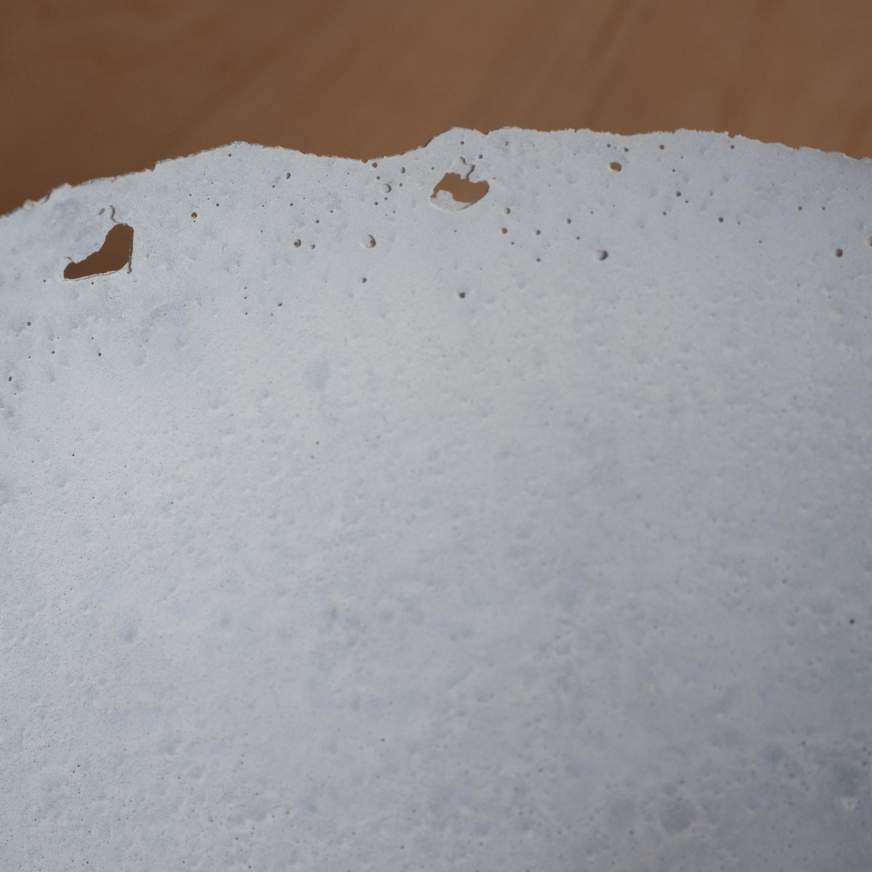 Handmade Cast Concrete Bowl in Grey by UME Studio For Sale 4