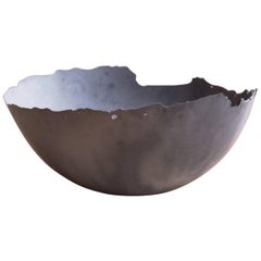 Handmade Cast Concrete Bowl in Grey by UMÉ Studio