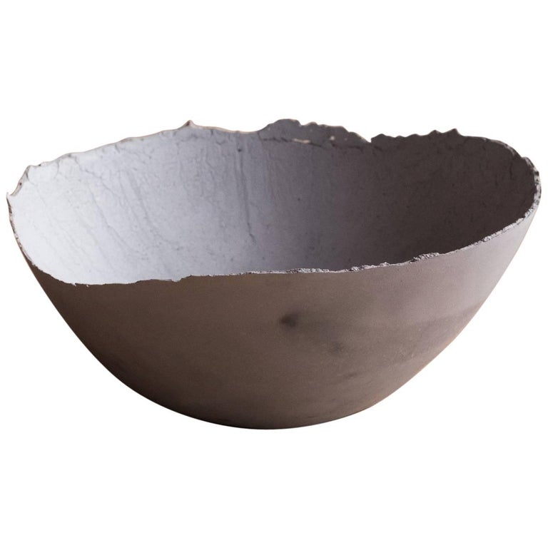 Handmade Cast Concrete Bowl in Grey by UMÉ Studio For Sale at 1stDibs concrete dish, unique