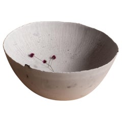 Handmade Cast Concrete Bowl in Grey by Umé Studio