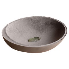 Handmade Cast Concrete Bowl in Grey by UMÉ Studio