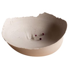Handmade Cast Concrete Bowl in Grey by Umé Studio