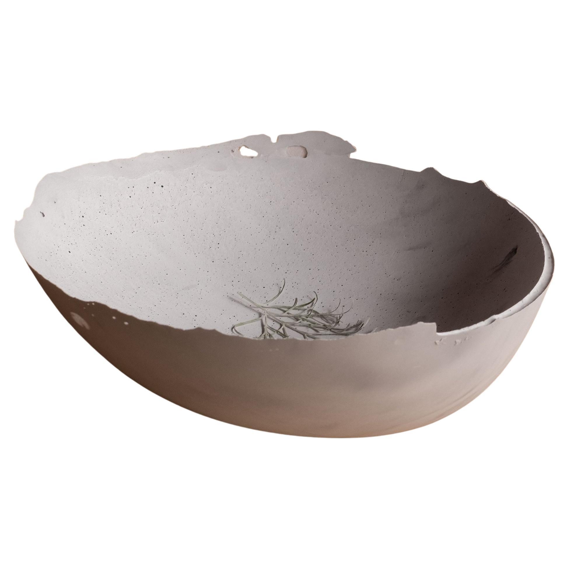 Cuenco de hormigón gris hecho a mano por UME Studio en venta