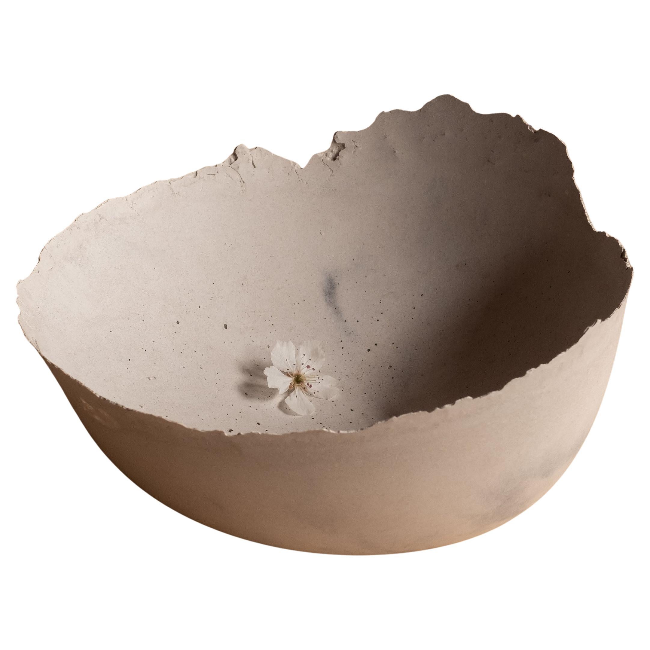 Handmade Cast Concrete Bowl in Grey by UME Studio